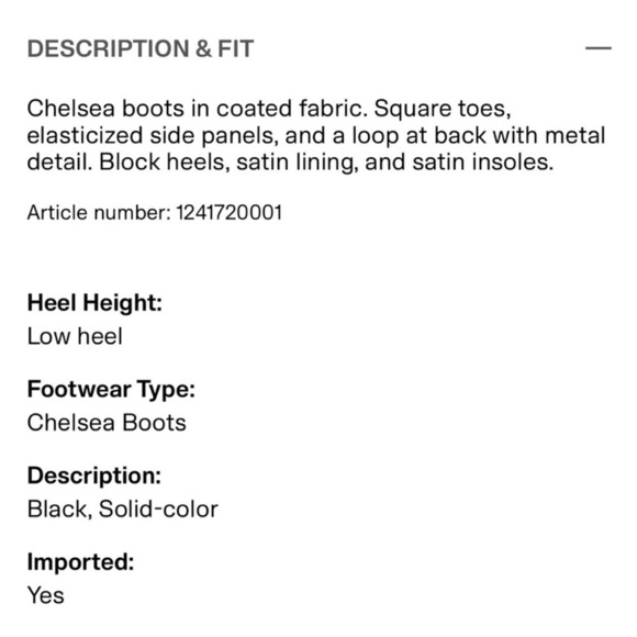 H&M Sleek Black Ankle Booties - Picture 3 of 3